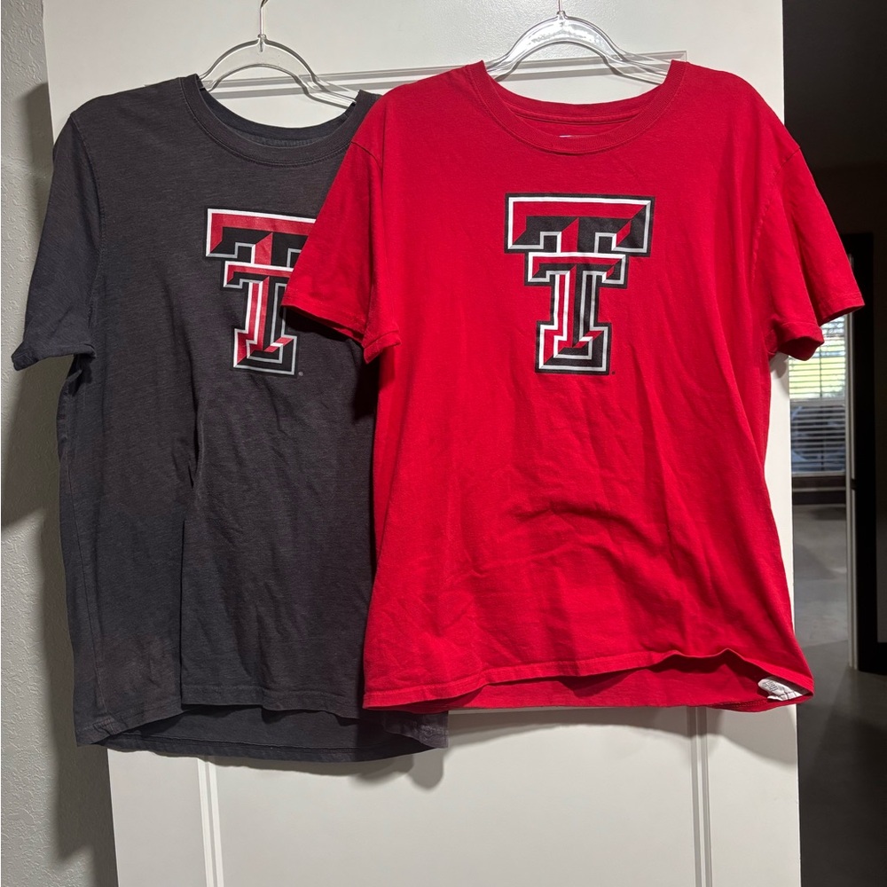 Men’s Red and Black Texas Tech Short Sleeve T-Shirts